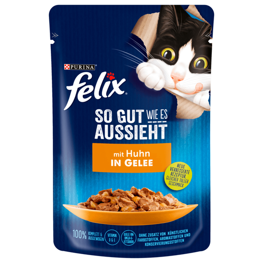 Purina Felix mit Huhn in Gelee 85g