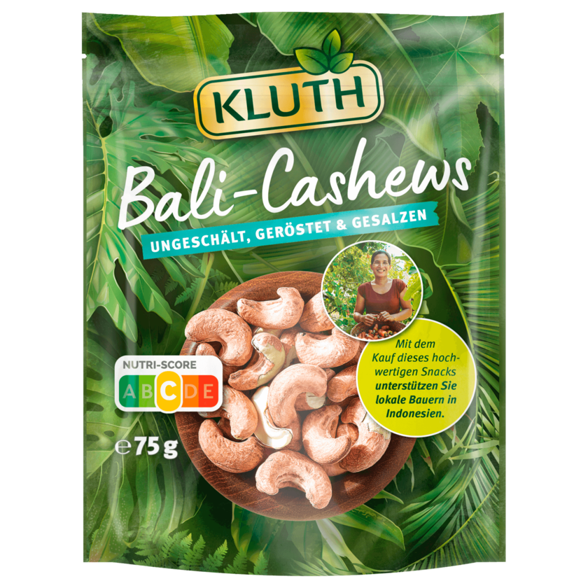 Kluth Bali-Cashews 75g