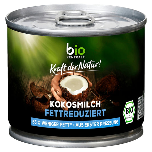 Biozentrale Bio Kokosmilch fettreduziert 200ml