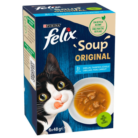 Purina Felix Soup Original 6 x 48g