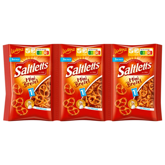 Lorenz Saltletts Mini Brezel 3x40g