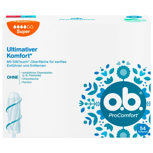 o.b. Tampons ProComfort Super 54 Stück