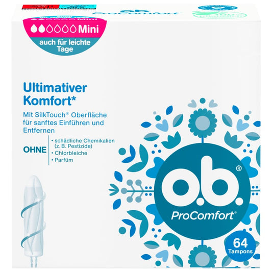 o.b. Tampons ProComfort Mini 64 Stück