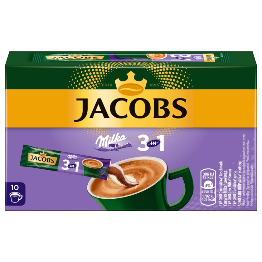 Jacobs Instant Kaffee Milka 180g