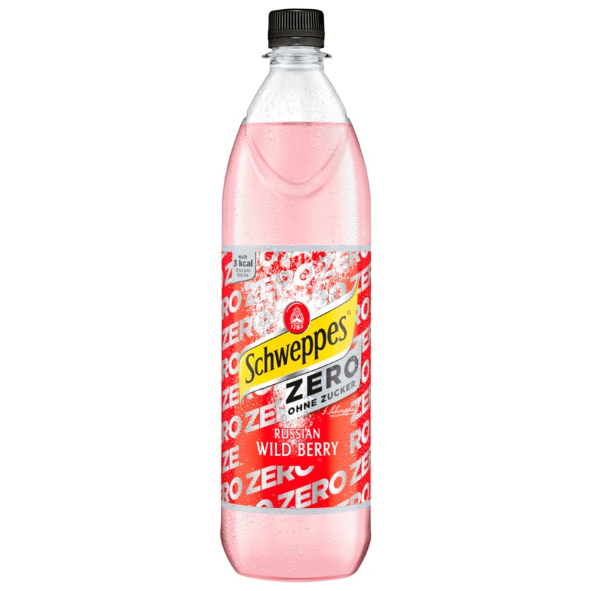 Schweppes Original Wild Berry Zero 1l (inkl. 0,25€ Pfand)