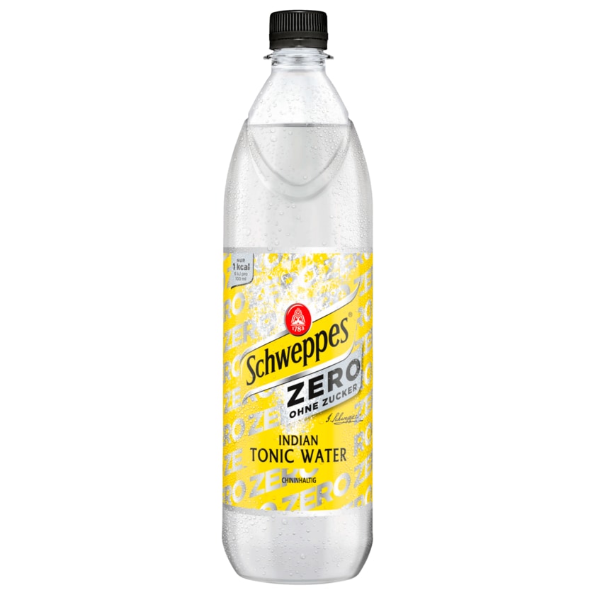 Schweppes Indian Tonic Water Zero 1l (inkl. 0,25€ Pfand)