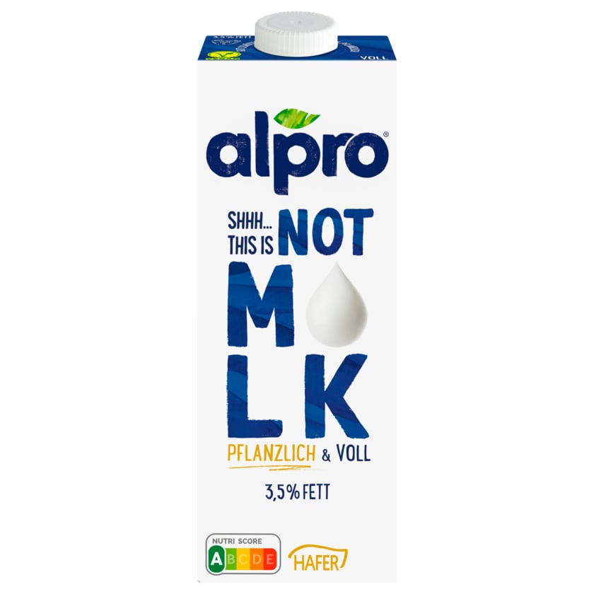 Alpro Not Mlk Haferdrink 3,5% vegan 1l