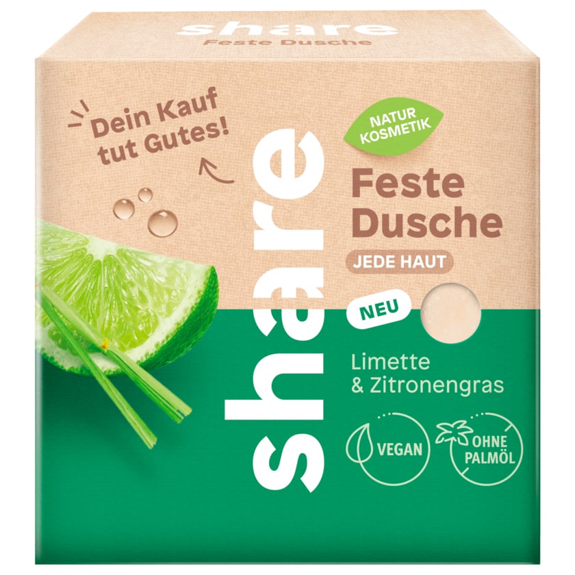 share Feste Dusche Limette & Zitronengras 60g