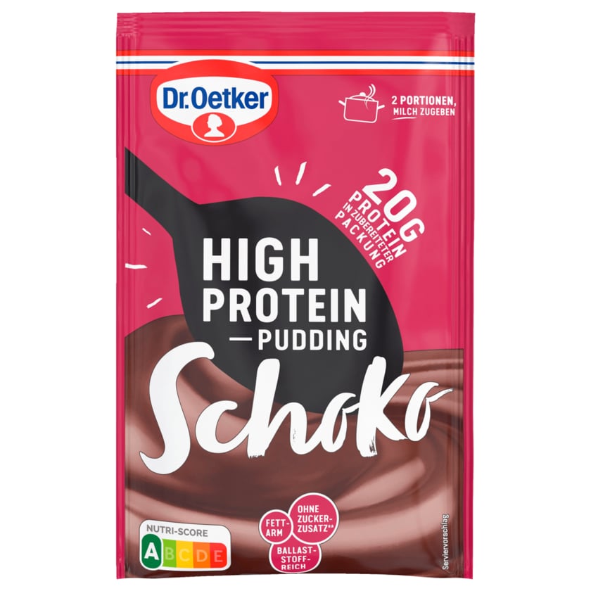 Dr. Oetker High Protein Pudding Schoko 58g