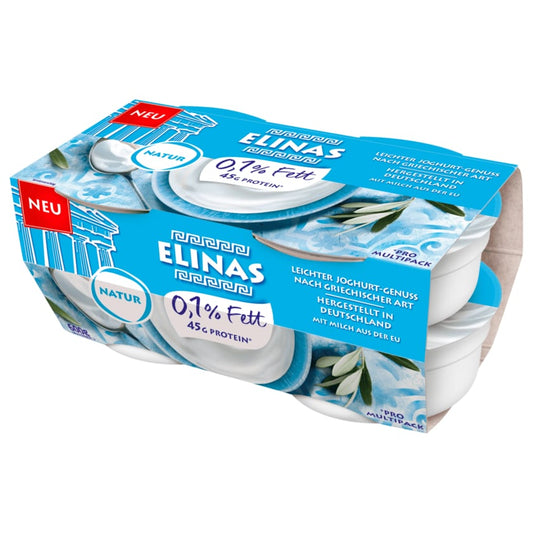 Elinas Joghurt Griechischer Art Natur 0,1% 4x150g