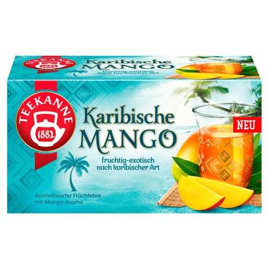 Teekanne Karibische Mango 45g, 20 Beutel