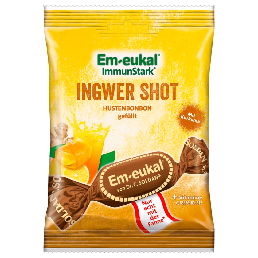 Em-eukal Ingwer Shot Hustenbonbons 75g