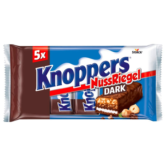 Knoppers NussRiegel Dark 200g, 5 Stück