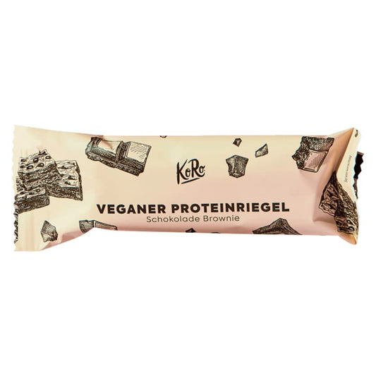 Koro Veganer Proteinriegel Schokolade Brownie 55g