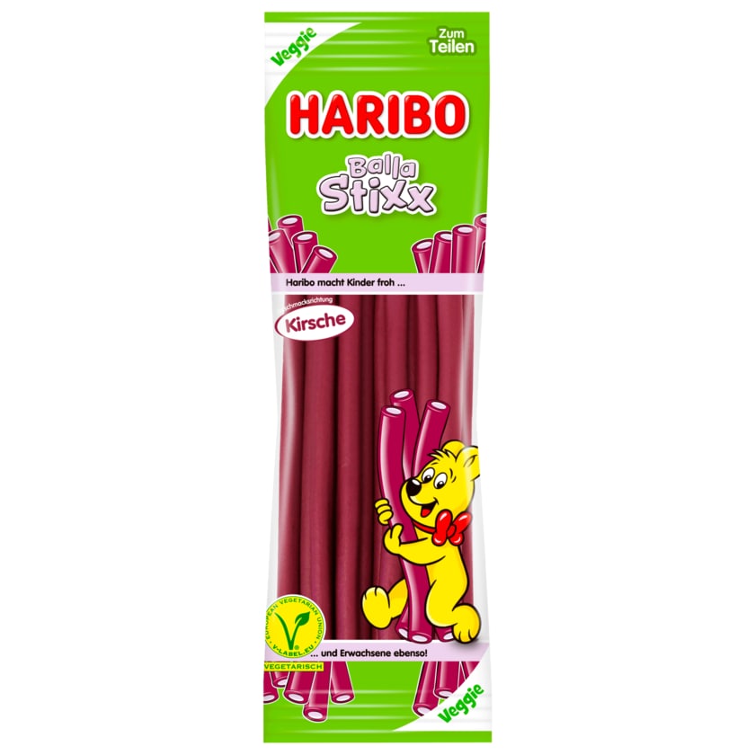 Haribo Fruchtgummi Balla Stixx Kirsche 200g