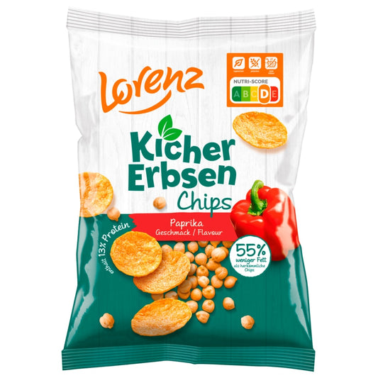 Lorenz Kichererbsen Chips Paprika 85g