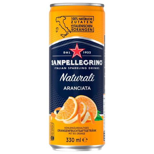 San Pellegrino Naturali Aranciate 0,33l (inkl. 0,25€ Pfand)