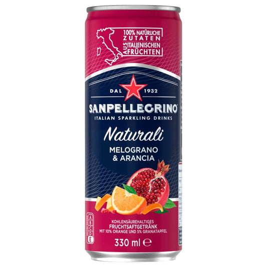 San Pellegrino Naturali Melograno & Arancia 0,33l (inkl. 0,25€ Pfand)