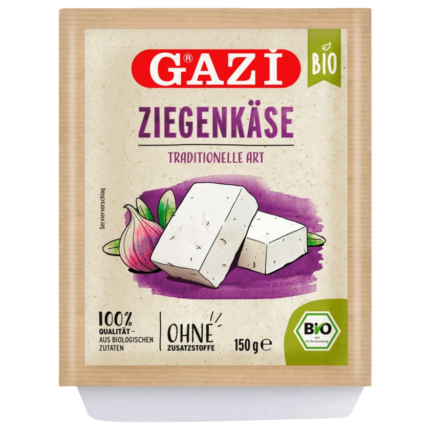 Gazi Bio Ziegenkäse 150g