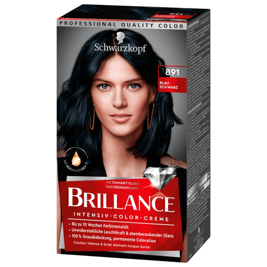 Schwarzkopf Brillance Intensiv-Color-Creme 891 Blau-Schwarz