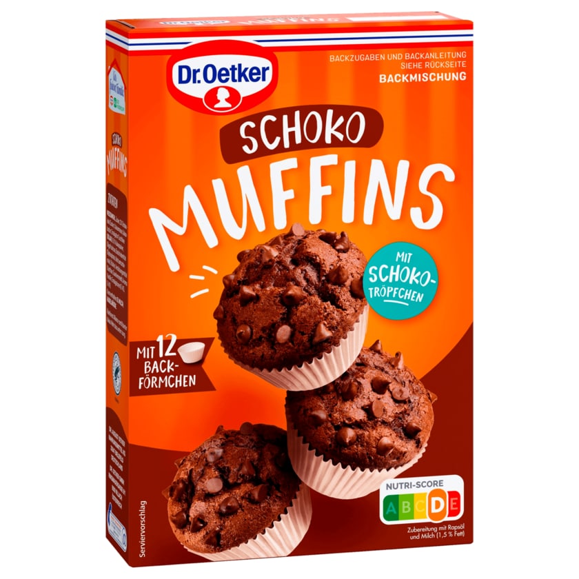 Dr. Oetker Schoko Muffins Backmischung 345g