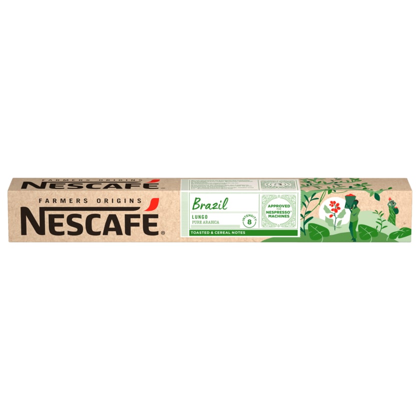 Nescafé Farmers Origins Brazil Lungo Pure Arabica 52g