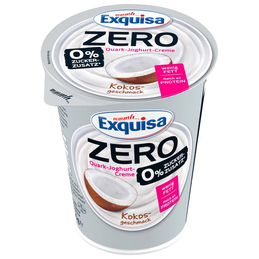 Exquisa Zero Quark-Joghurt Creme Kokos 400g