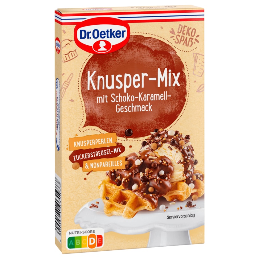 Dr. Oetker Knusper-Mix mit Schoko-Karamell-Geschmack 60g