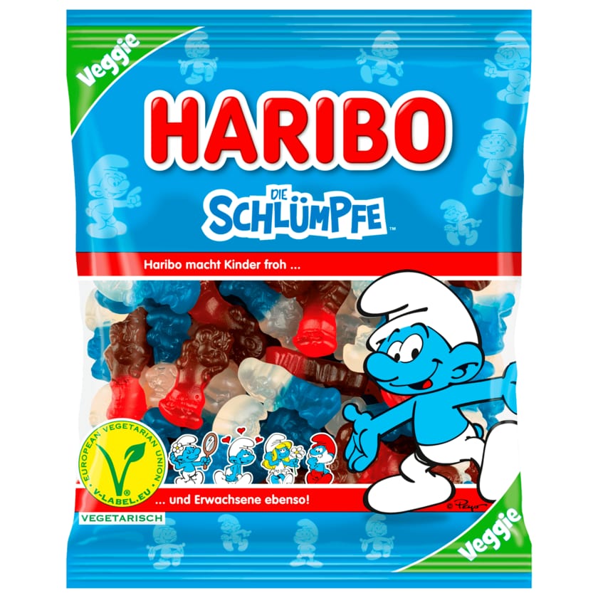 Haribo Fruchtgummi Schlümpfe Vegetarisch 175g