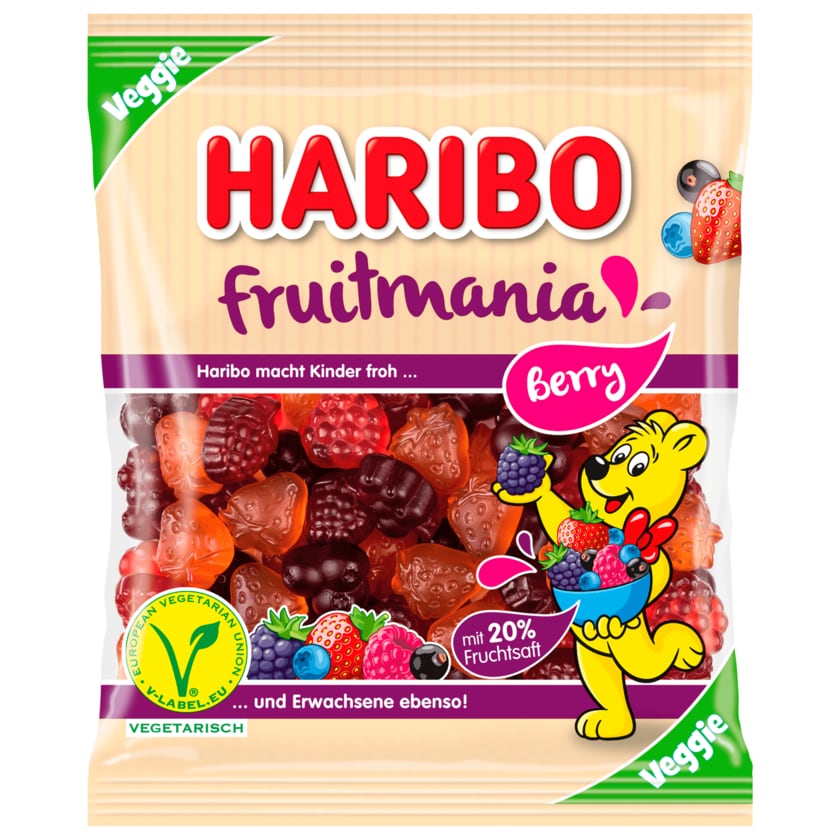 Haribo Fruitmania Berry 160g