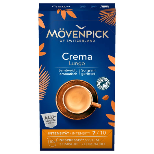 Mövenpick Crema Lungo Kaffee 57g, 10 Kapseln