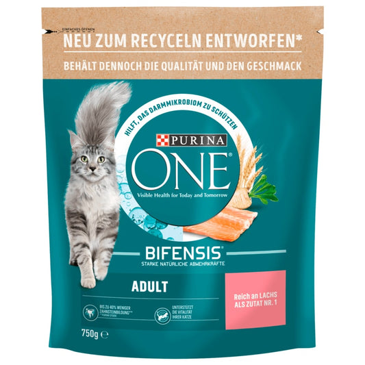 Purina One Katzenfutter Adult Lachs 750g