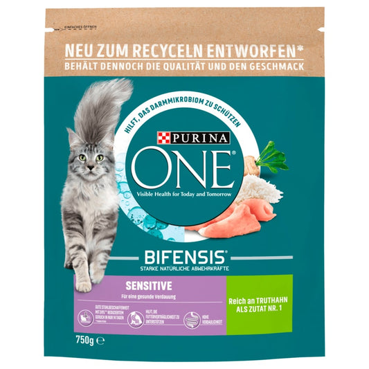 Purina One Bifensis Sensitive Truthahn 750g