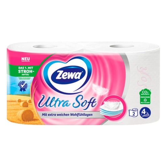 Zewa Ultra Soft Toilettenpapier 4-lagig 2x150 Blatt