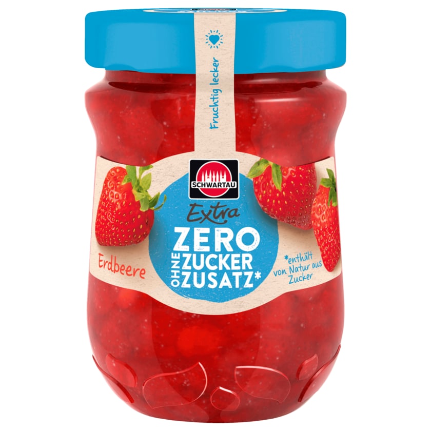 Schwartau Extra Fruchtaufstrich Erdbeere Zero 280g