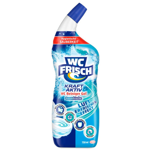 WC Frisch WC Reiniger Gel Kraft Aktiv Ozeanfrische 750ml