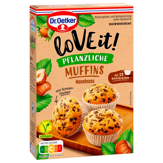 Dr. Oetker LoVE it! Muffins Haselnuss Backmischung vegan 435g