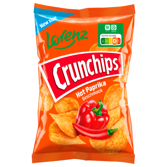 Lorenz Crunchips Hot Paprika 150g