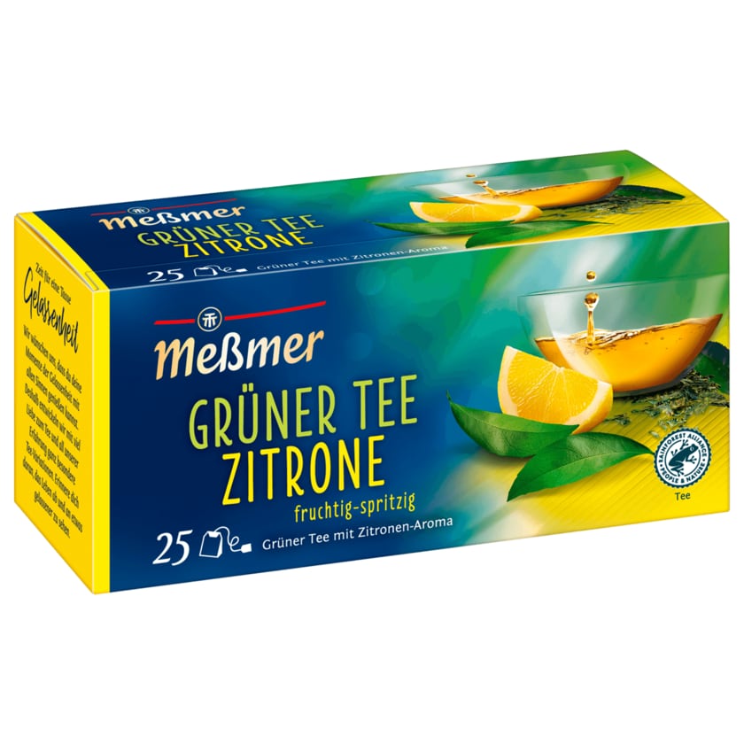 Meßmer Grüner Tee Zitrone 44g, 25 Beutel