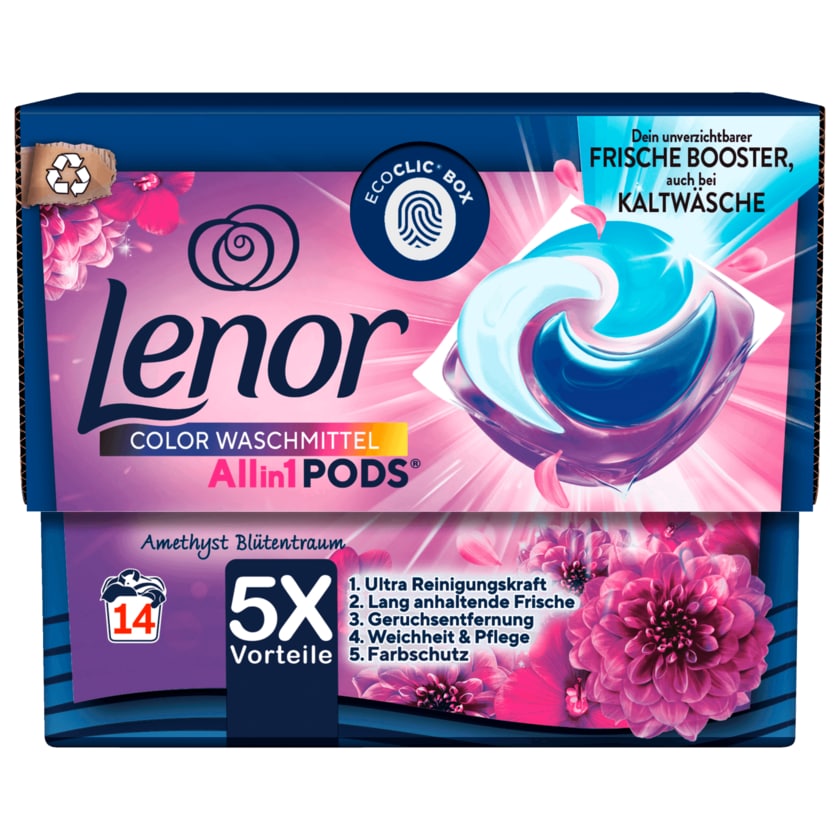 Lenor Colorwaschmittel All-in-1 Pods 270,2g 14WL