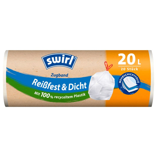 Swirl Müllbeutel Zugband 20l 20 Stück