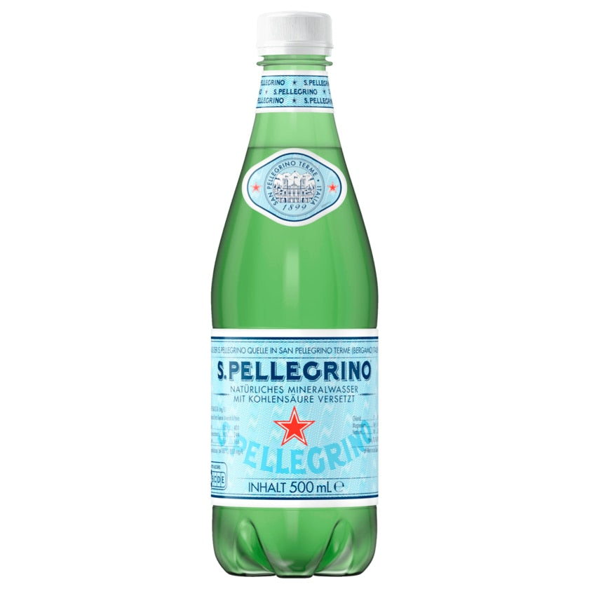 San Pellegrino Mineralwasser Medium 0,5l (inkl. 0,25€ Pfand)