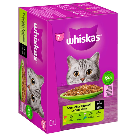 Whiskas Portionsbeutel Multipack 7+ Gemischt...