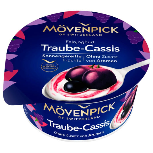 Mövenpick Traube Cassis Joghurt 150g