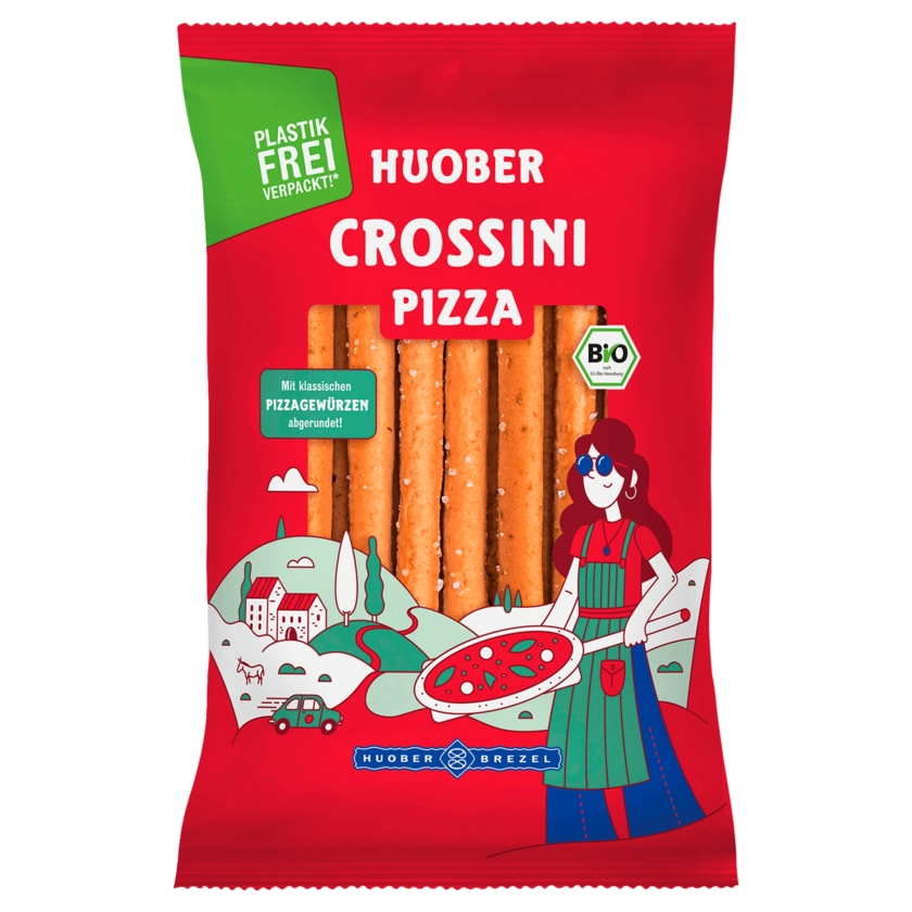 Huober Bio Crossini Pizza 100g