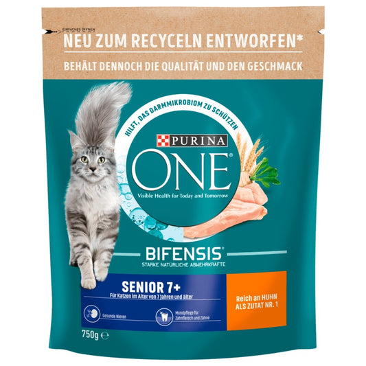 Purina One Bifensis Senior mit Huhn 750g