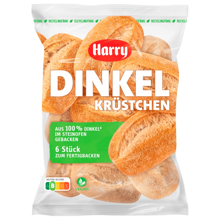 Harry Dinkelkrüstchen 480g 6 Stück