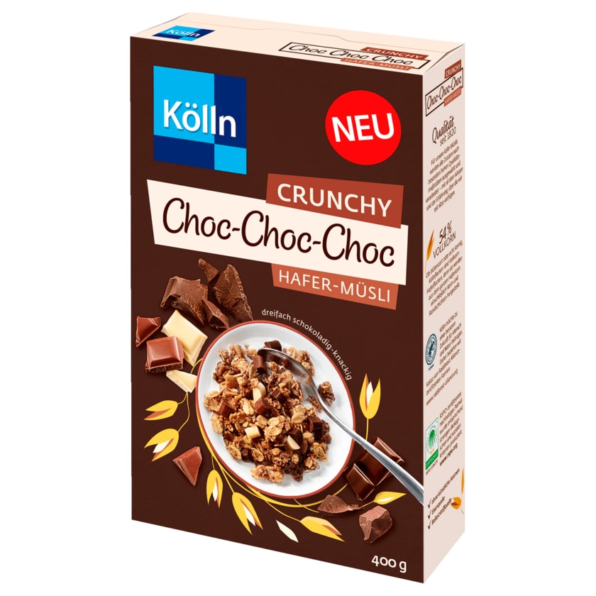 Kölln Crunchy Choc Choc Choc Hafermüsli 400g