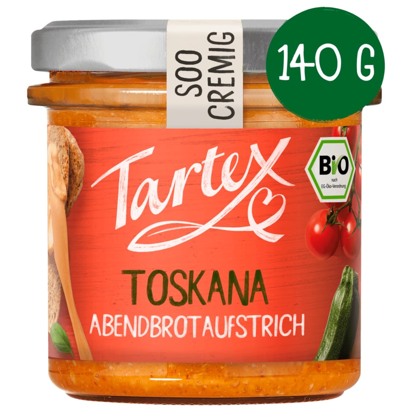 Tartex Bio Brotaufstrich Toskana 140g