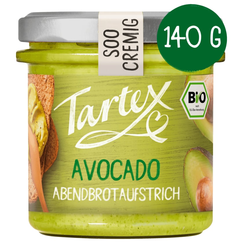 Tartex Bio Brotaufstrich Avocado 140g